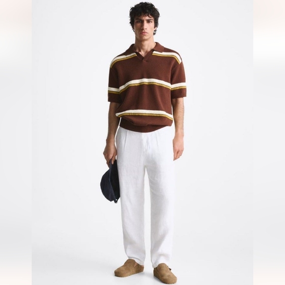 Zara Other - ZARA 100% LINEN PANTS SIZE 30